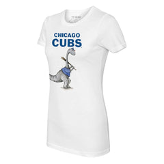Chicago Cubs Tiny Turnip Women's Bronto T-Shirt - White