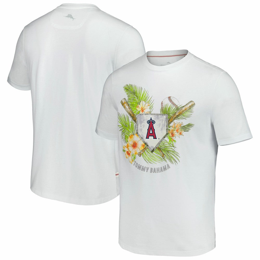 Los Angeles Angels Tommy Bahama Island League T-Shirt - White