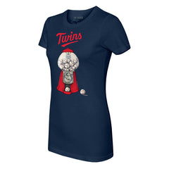Minnesota Twins Tiny Turnip Women's Gumball Machine T-Shirt - Navy