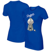 Los Angeles Dodgers Tiny Turnip Women's Gumball Machine T-Shirt - Royal