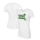 Arizona Diamondbacks Tiny Turnip Women's Lucky Charm T-Shirt - White