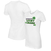 Detroit Tigers Tiny Turnip Women's Lucky Charm T-Shirt - White