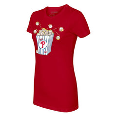Philadelphia Phillies Tiny Turnip Women's Popcorn T-Shirt - Red