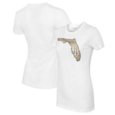 Tampa Bay Rays Tiny Turnip Women's State Outline T-Shirt - White