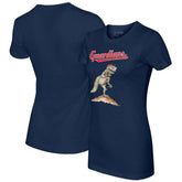 Cleveland Guardians Tiny Turnip Women's TT Rex T-Shirt - Navy