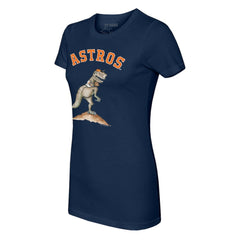 Houston Astros Tiny Turnip Women's TT Rex T-Shirt - Navy
