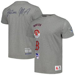 Boston Red Sox Cooperstown Collection City Collection T-Shirt - Heather Gray | Mitchell & Ness