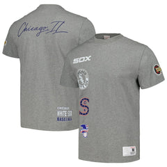 Chicago White Sox Cooperstown Collection City Collection T-Shirt - Heather Gray | Mitchell & Ness