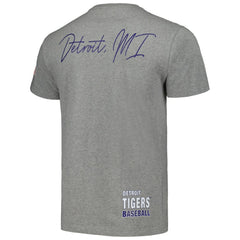 Detroit Tigers Cooperstown Collection City Collection T-Shirt - Heather Gray | Mitchell & Ness