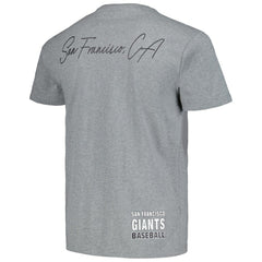 San Francisco Giants Cooperstown Collection City Collection T-Shirt - Heather Gray | Mitchell & Ness
