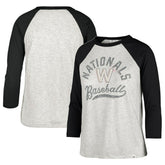 Washington Nationals Women's City Connect Retro Daze Ava Raglan 3/4-Sleeve T-Shirt - Gray | 47 brand