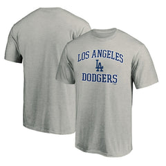 Los Angeles Dodgers Heart & Soul T-Shirt - Heather Gray