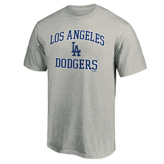 Los Angeles Dodgers Heart & Soul T-Shirt - Heather Gray