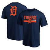 Detroit Tigers End Game Team Wordmark T-Shirt - Navy