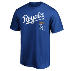 Kansas City Royals Team Lock Up Wordmark T-Shirt - Royal
