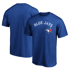 Toronto Blue Jays Team Lock Up Wordmark T-Shirt - Royal