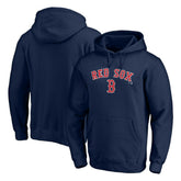 Boston Red Sox Team Lock Up Wordmark Pullover Hoodie - Navy