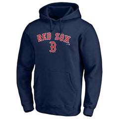 Boston Red Sox Team Lock Up Wordmark Pullover Hoodie - Navy