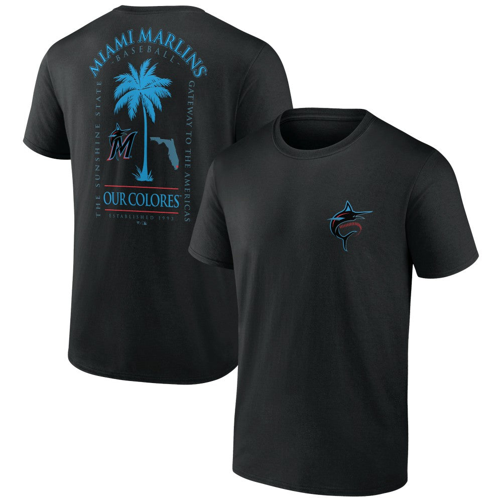 Miami Marlins Bring It Our Colores T-Shirt - Black