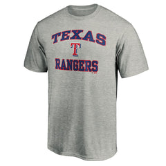 Texas Rangers Heart & Soul T-Shirt - Heather Gray