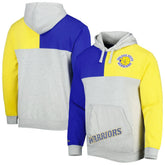 Golden State Warriors Tie-Breaker Pullover Hoodie sale - Heather Gray | Mitchell & Ness sale