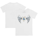 Los Angeles Dodgers Tiny Turnip Youth Angel Wings T-Shirt - White