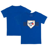 Toronto Blue Jays Tiny Turnip Youth Base Stripe T-Shirt - Royal