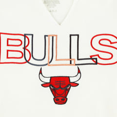 Chicago Bulls Concepts Sport Women's Sunray Notch Neck Long Sleeve Top sale - White cheap