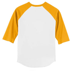 San Diego Padres Tiny Turnip Youth Blooming Baseballs 3/4-Sleeve Raglan T-Shirt - White/Gold