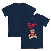 Minnesota Twins Tiny Turnip Youth Teddy Boy T-Shirt - Navy