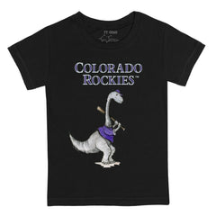 Colorado Rockies Tiny Turnip Youth Bronto T-Shirt - Black