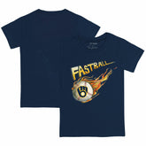 Milwaukee Brewers Tiny Turnip Youth Fastball T-Shirt - Navy