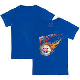 Chicago Cubs Tiny Turnip Youth Fastball T-Shirt - Royal