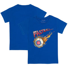 Chicago Cubs Tiny Turnip Youth Fastball T-Shirt - Royal