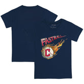 Cleveland Guardians Tiny Turnip Youth Fastball T-Shirt - Navy