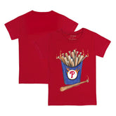 Philadelphia Phillies Tiny Turnip Youth Hot Bats T-Shirt - Red