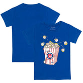 Chicago Cubs Tiny Turnip Youth Popcorn T-Shirt - Royal