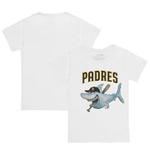 San Diego Padres Tiny Turnip Youth Shark Logo T-Shirt - White