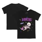 Arizona Diamondbacks Tiny Turnip Youth Space Unicorn T-Shirt - Black