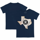 Houston Astros Tiny Turnip Youth State Outline T-Shirt - Navy