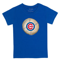 Chicago Cubs Tiny Turnip Youth Stitched Baseball T-Shirt - Royal