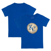 Kansas City Royals Tiny Turnip Youth Stitched Baseball T-Shirt - Royal