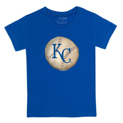 Kansas City Royals Tiny Turnip Youth Stitched Baseball T-Shirt - Royal