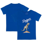 Los Angeles Dodgers Tiny Turnip Youth TT Rex T-Shirt - Royal