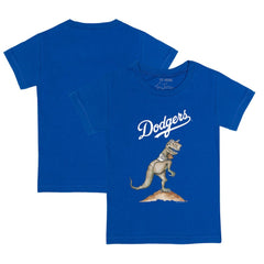 Los Angeles Dodgers Tiny Turnip Youth TT Rex T-Shirt - Royal