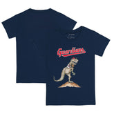 Cleveland Guardians Tiny Turnip Youth TT Rex T-Shirt - Navy