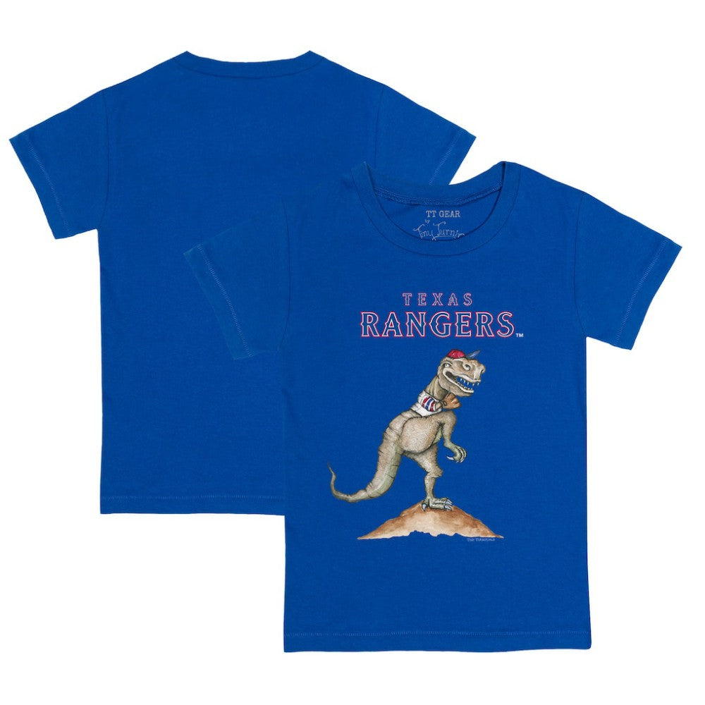 Texas Rangers Tiny Turnip Youth TT Rex T-Shirt - Royal