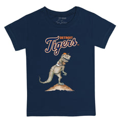 Detroit Tigers Tiny Turnip Youth TT Rex T-Shirt - Navy