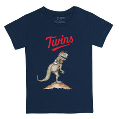 Minnesota Twins Tiny Turnip Youth TT Rex T-Shirt - Navy