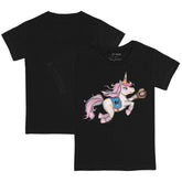 Miami Marlins Tiny Turnip Youth Unicorn T-Shirt - Black